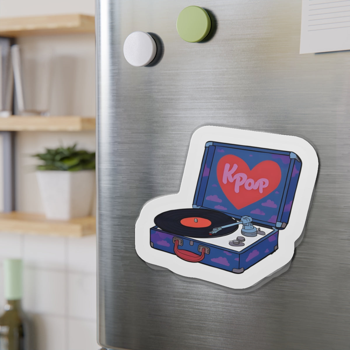 Kpop Record Player Magnet - Kpop General