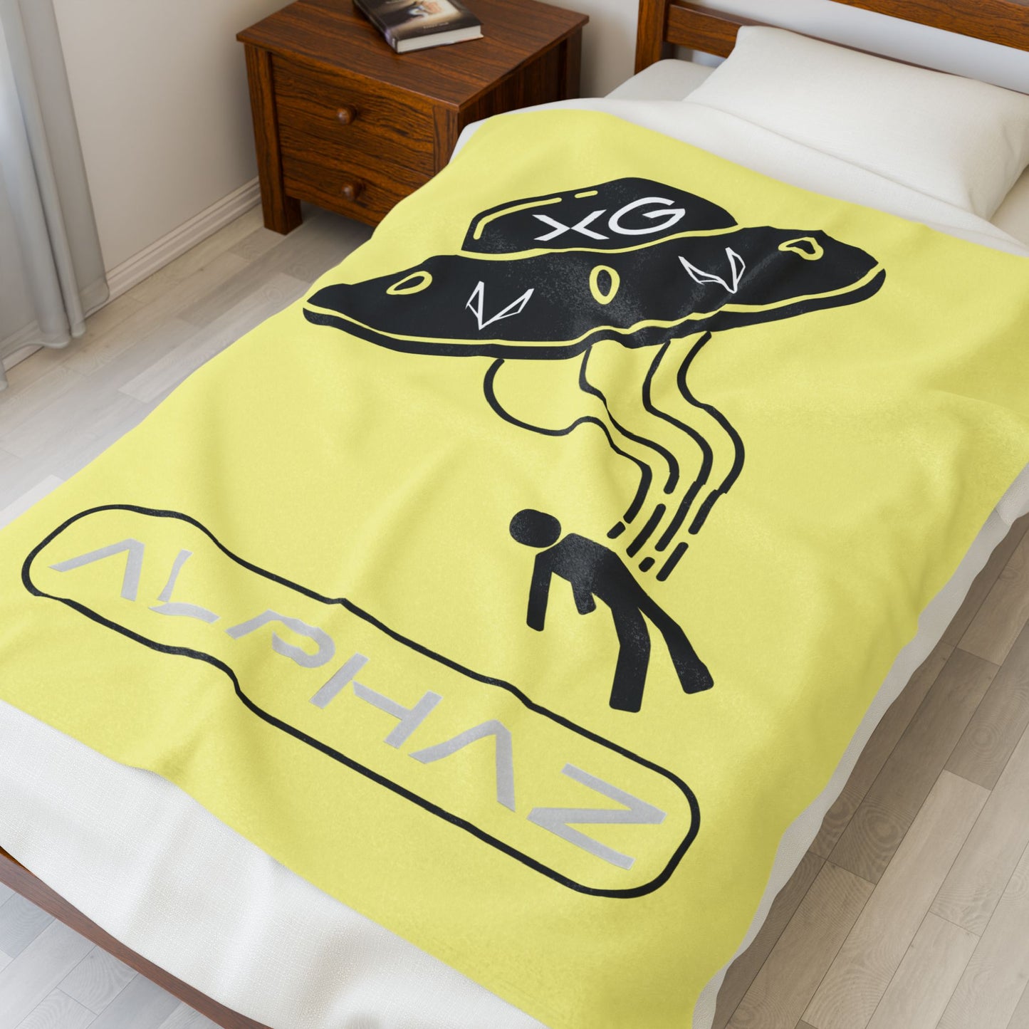 Yellow XG Chisa Spaceship Blanket