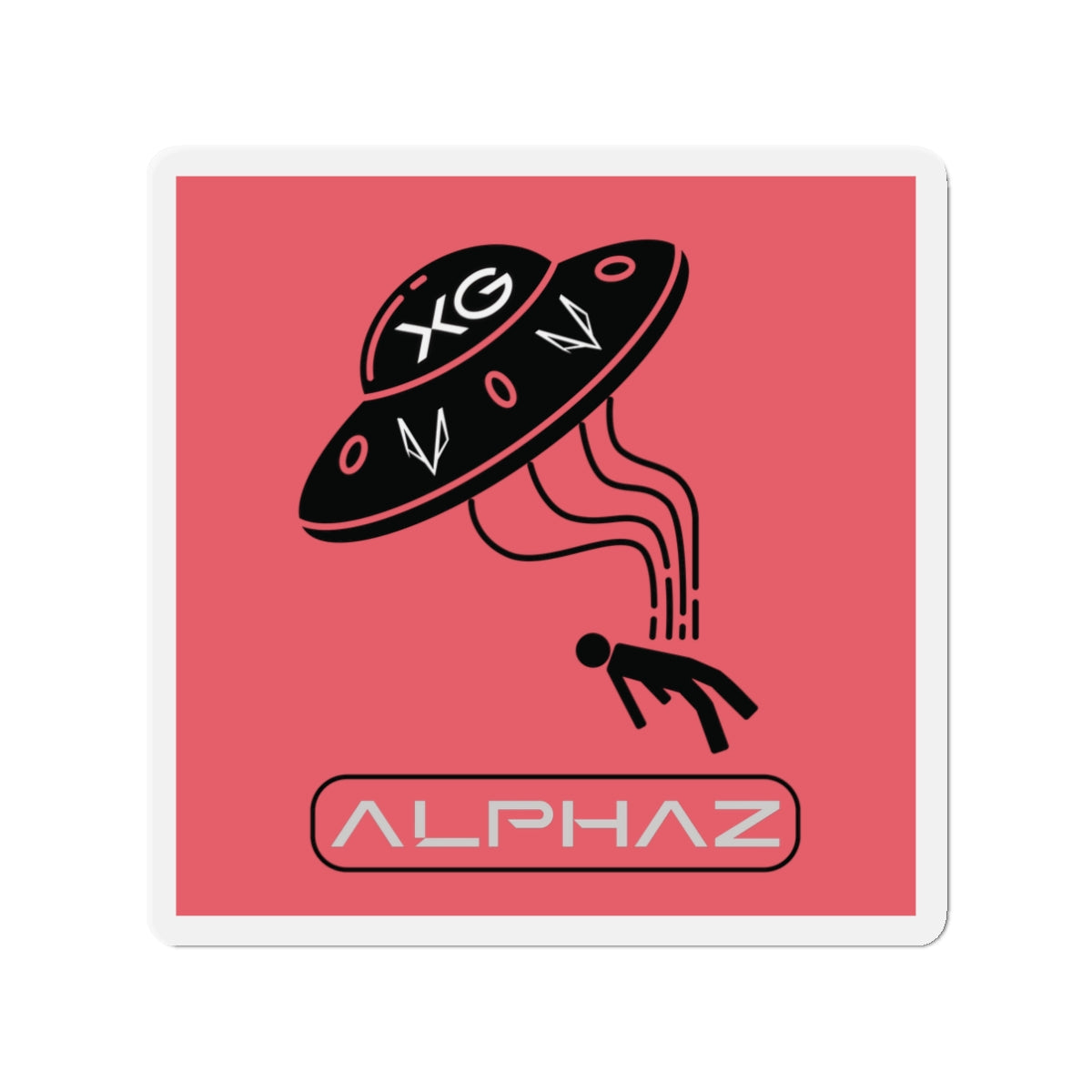 Red XG Maya Spaceship Magnet