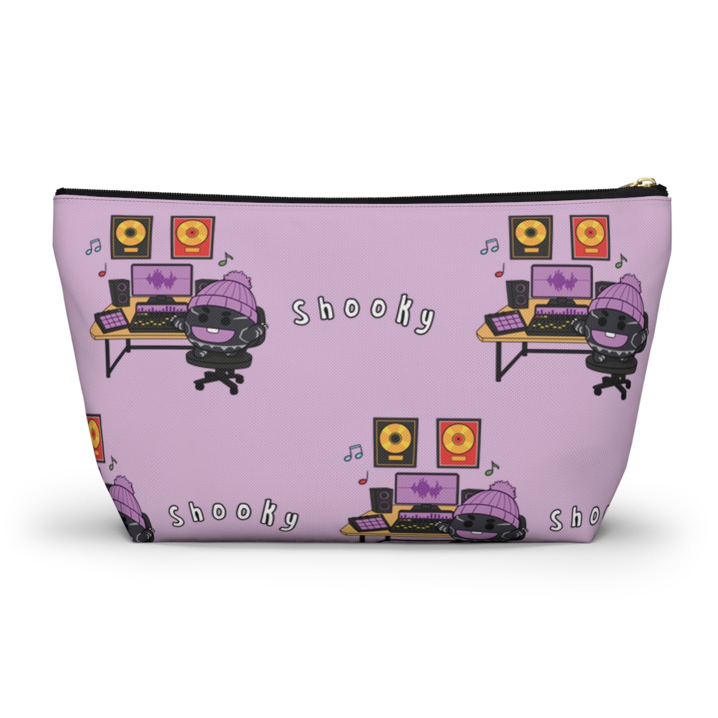 BT21 Shooky Purple Pattern Travel Bag