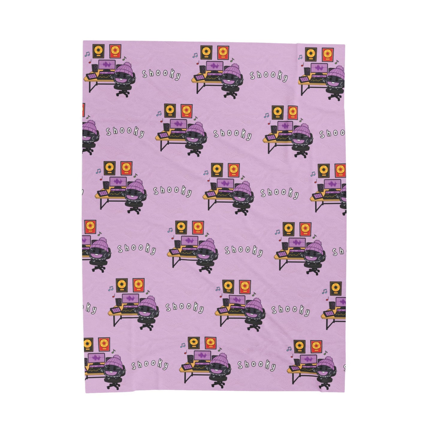 Purple Shooky Blanket - BT21 Pattern Design
