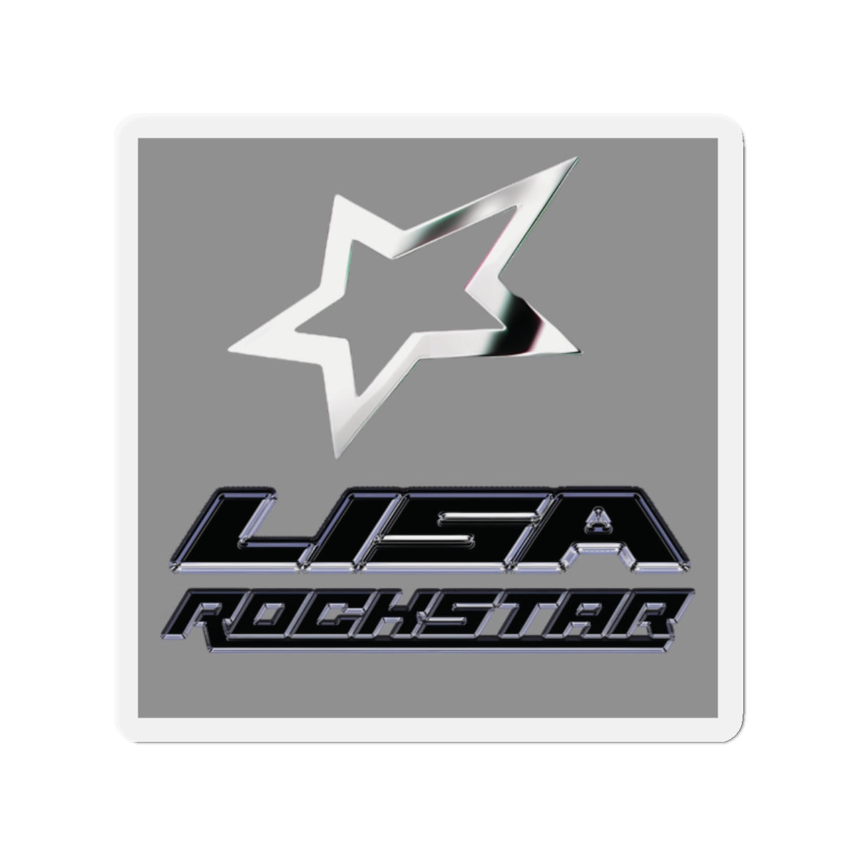 Lalisa Lisa Manoban Rockstar Album Logo Magnet