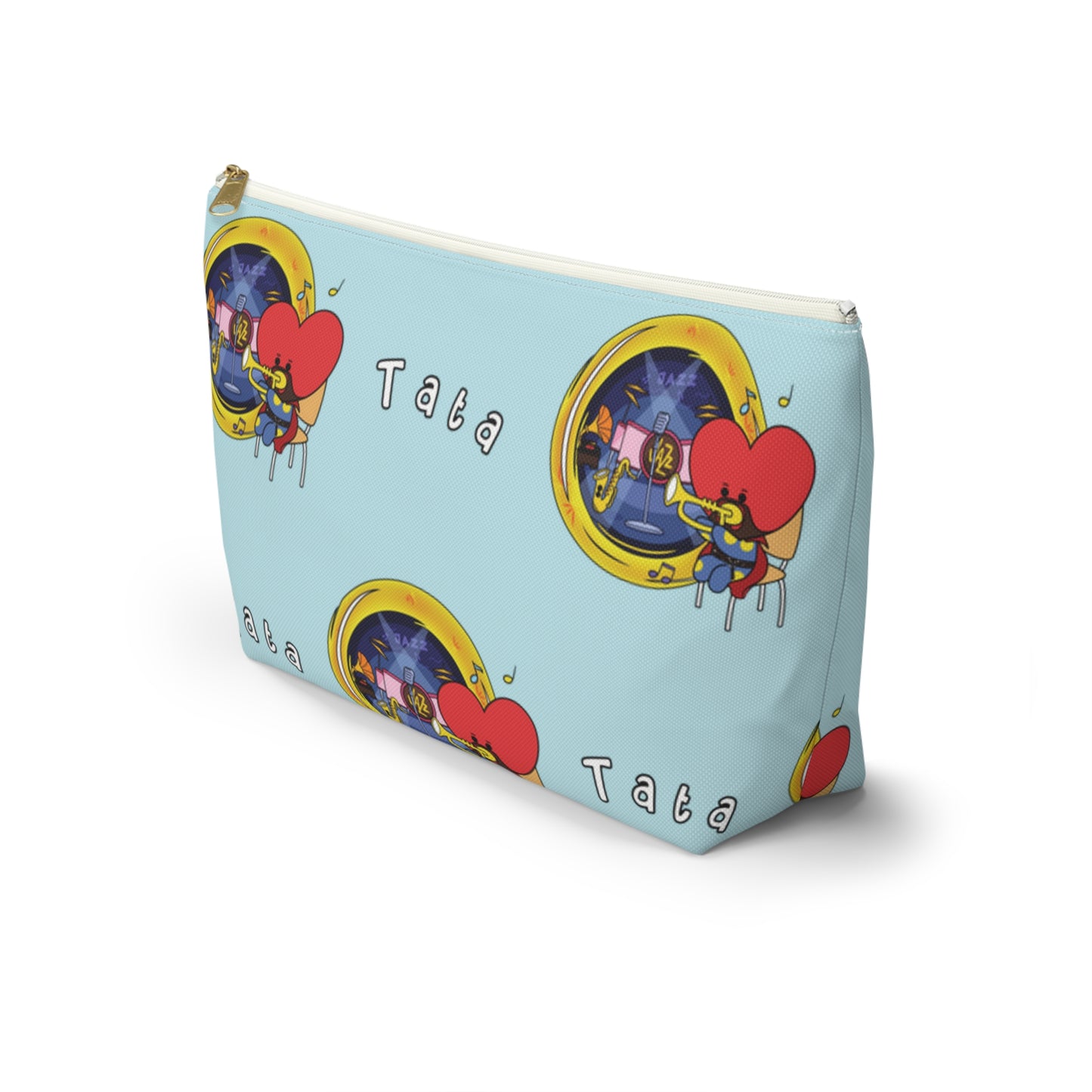 BT21 Tata Blue Pattern Travel Bag