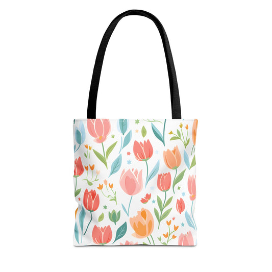 Tulips Pattern Tote Bag Design 6
