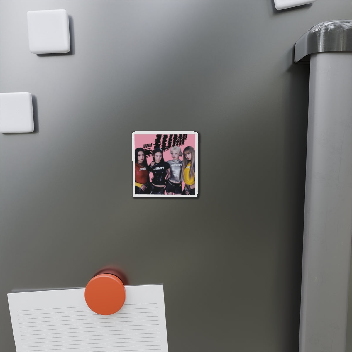 Black Pink Jump Magnet