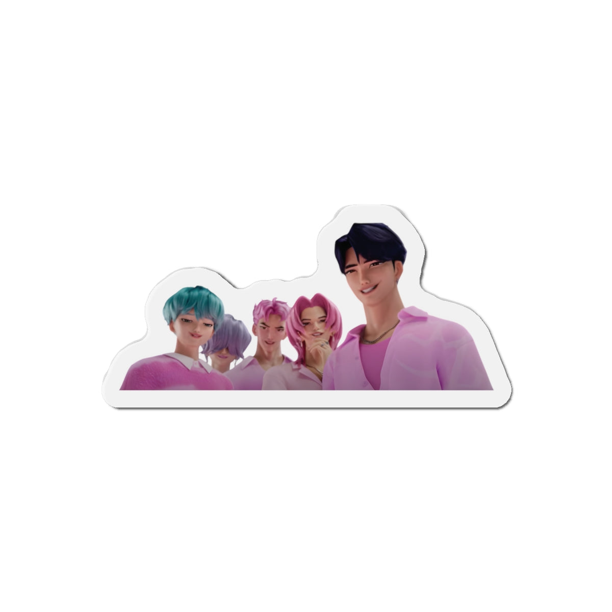 Kpop Demon Hunters Saja Boys Variety Show Evil Smile Magnet