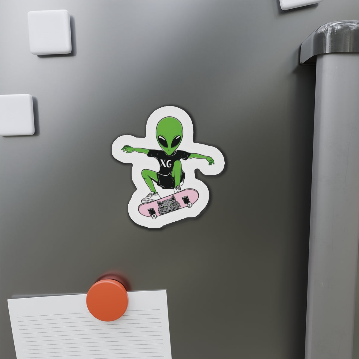 XG Alphaz Fan Merch Alien Skateboarding Magnet