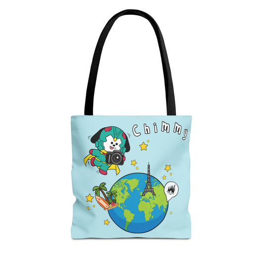 BT21 Chimmy Blue Tote Bag Single Design