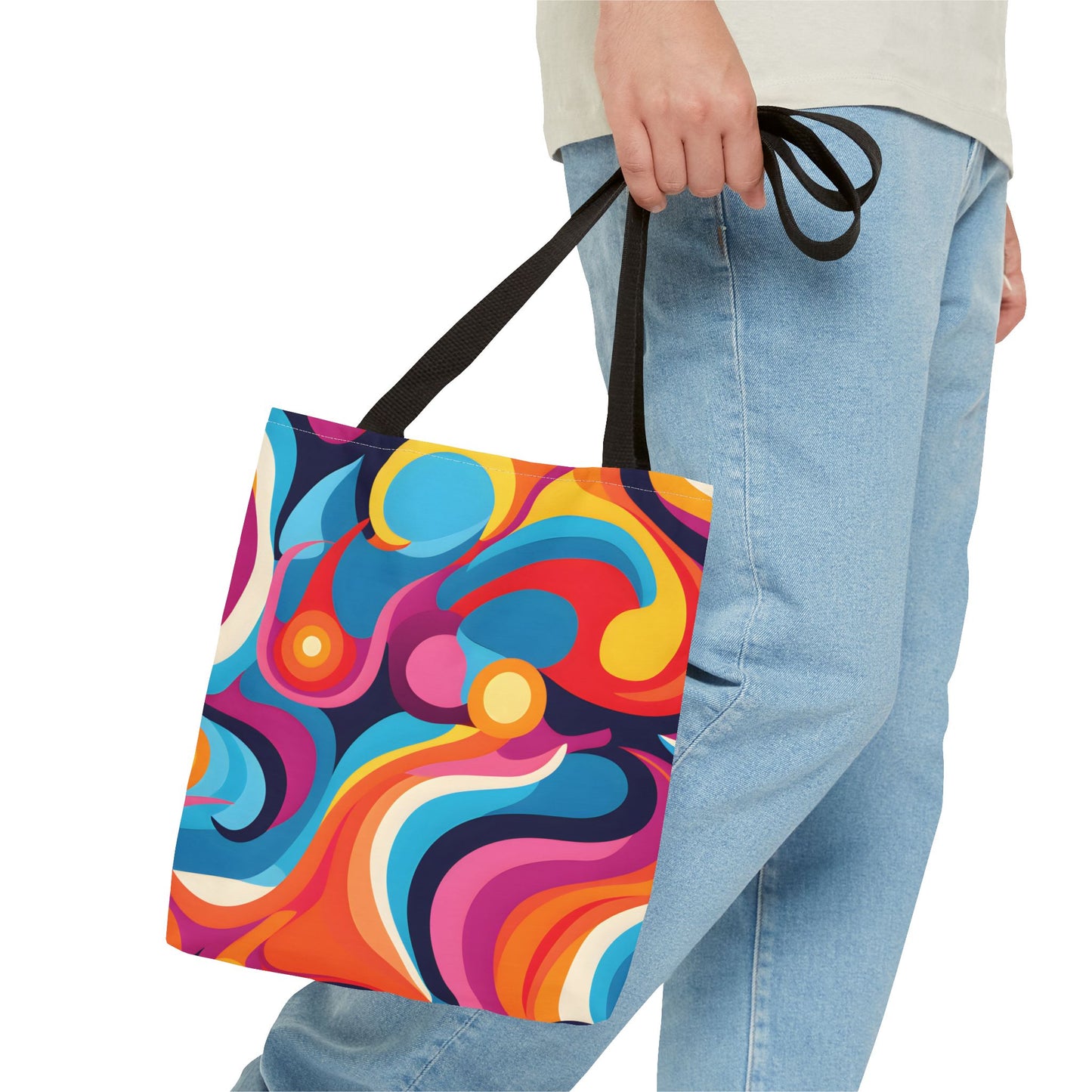 Retro Pattern Tote Bag Design 13