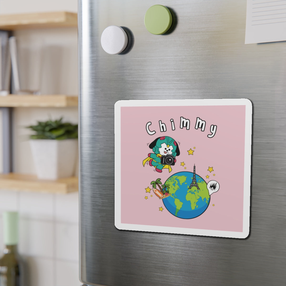 BT21 Chimmy Pink Magnet