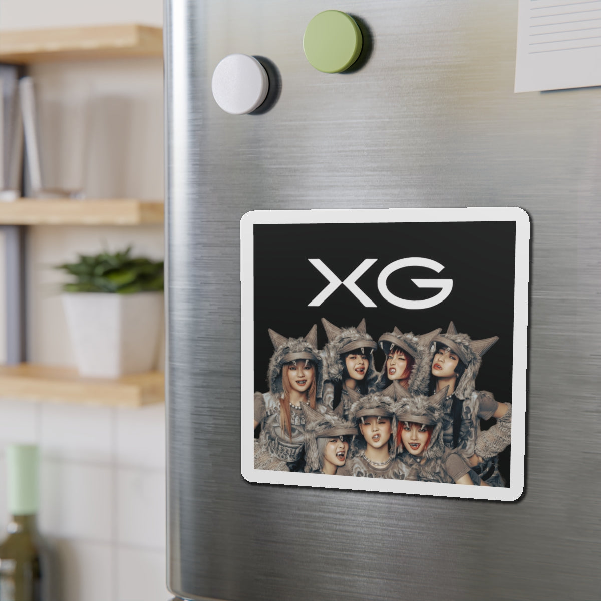 Black BG XG Woke Up Magnet 1