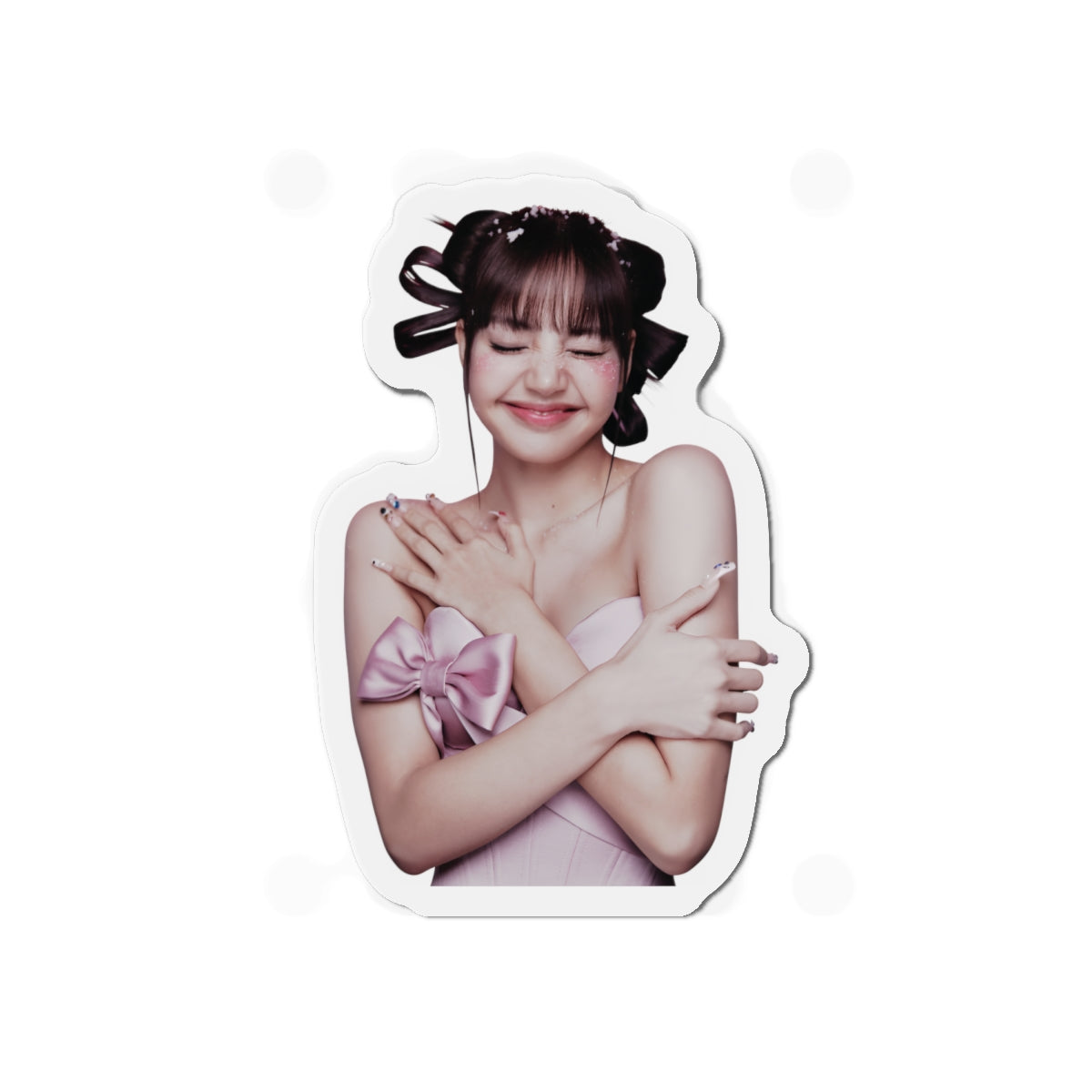 Lalisa Manoban Blackppink Gift for Lisa Fans Lillies Magnet Design 10