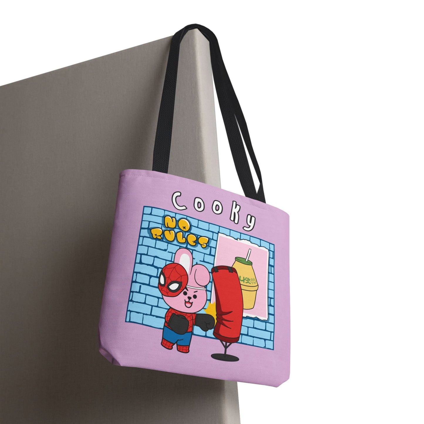 BT21 Cooky Purple Tote Bag Single Design