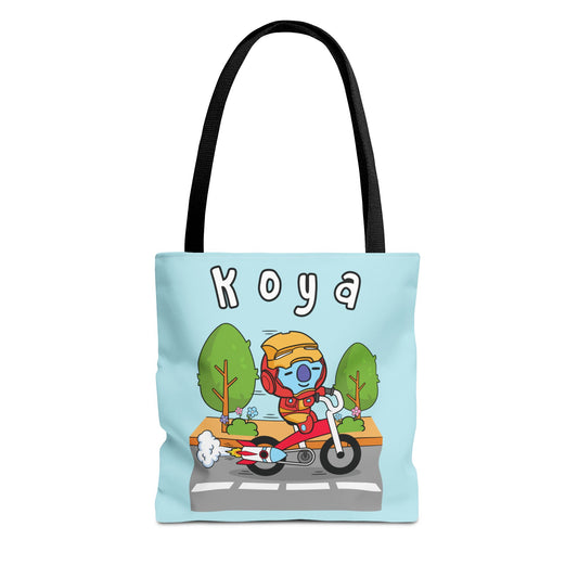BT21 Koya Blue Tote Bag Single Design