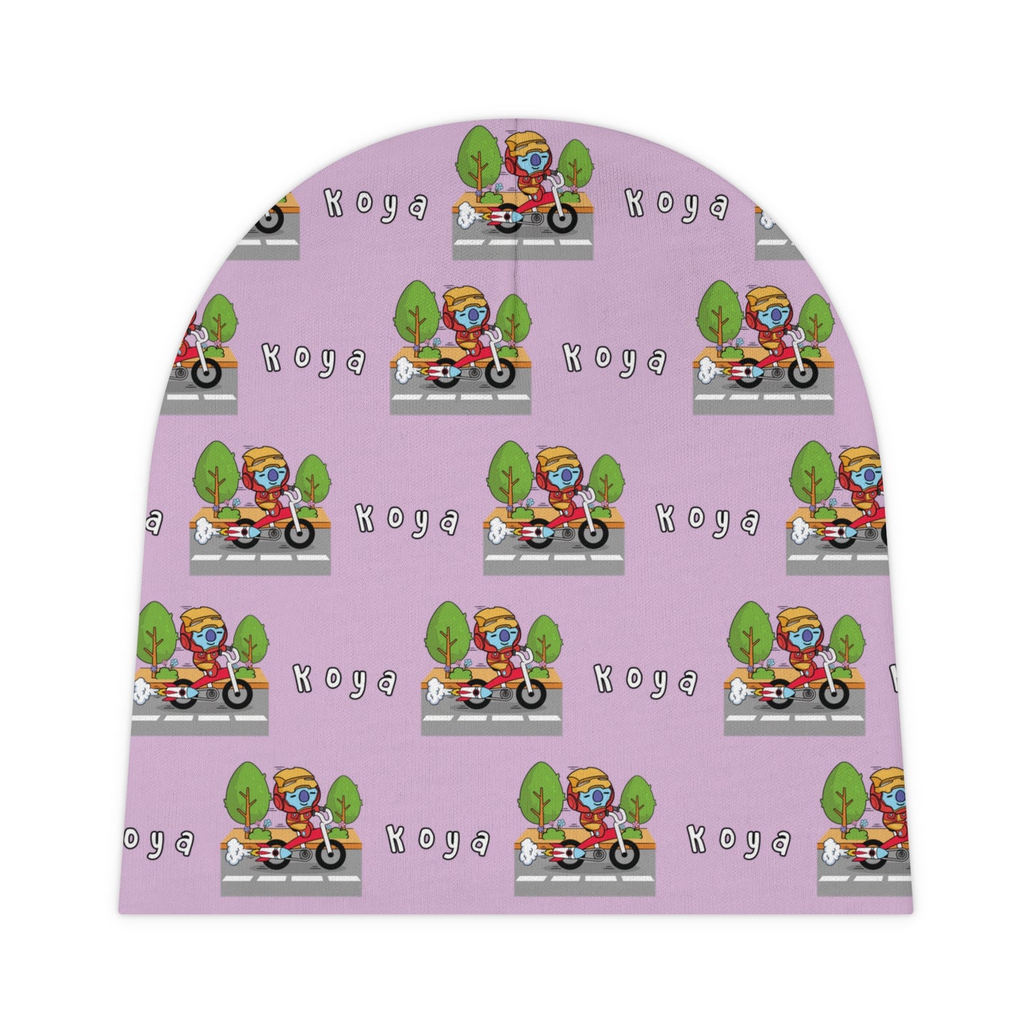 BT21 Koya Purple Baby Beanie Pattern