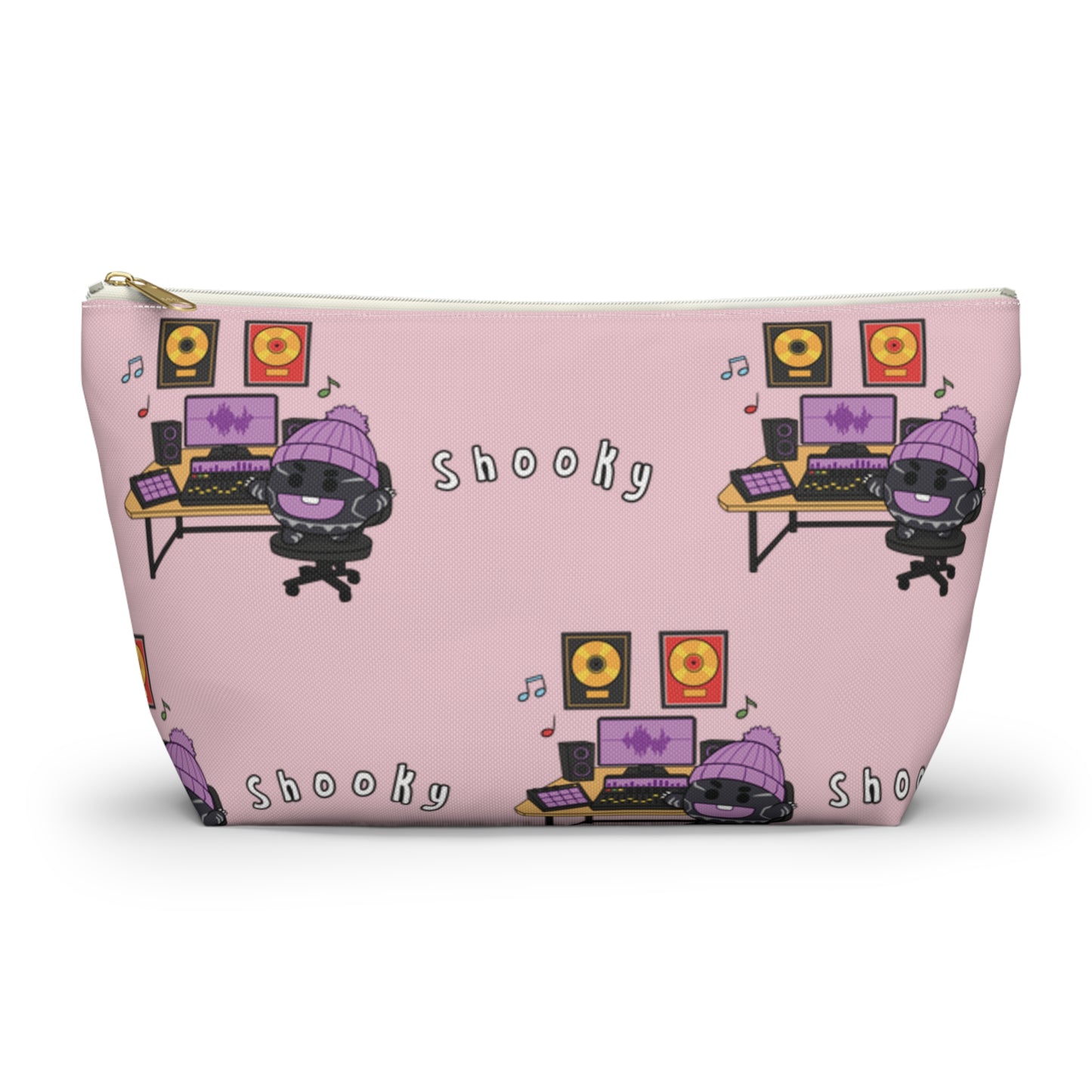 BT21 Shooky Pink Pattern Travel Bag