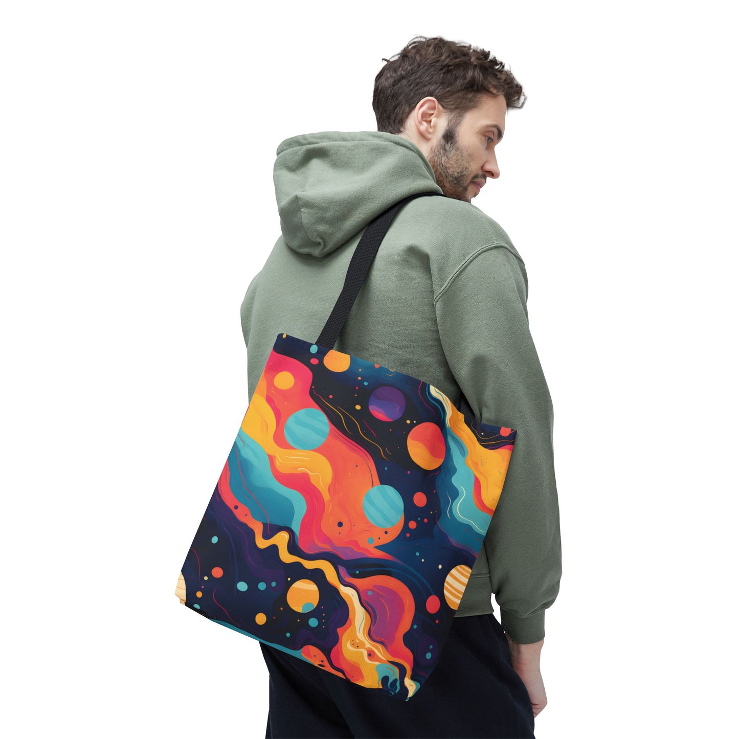 Galaxy Pattern Tote Bag Design 4