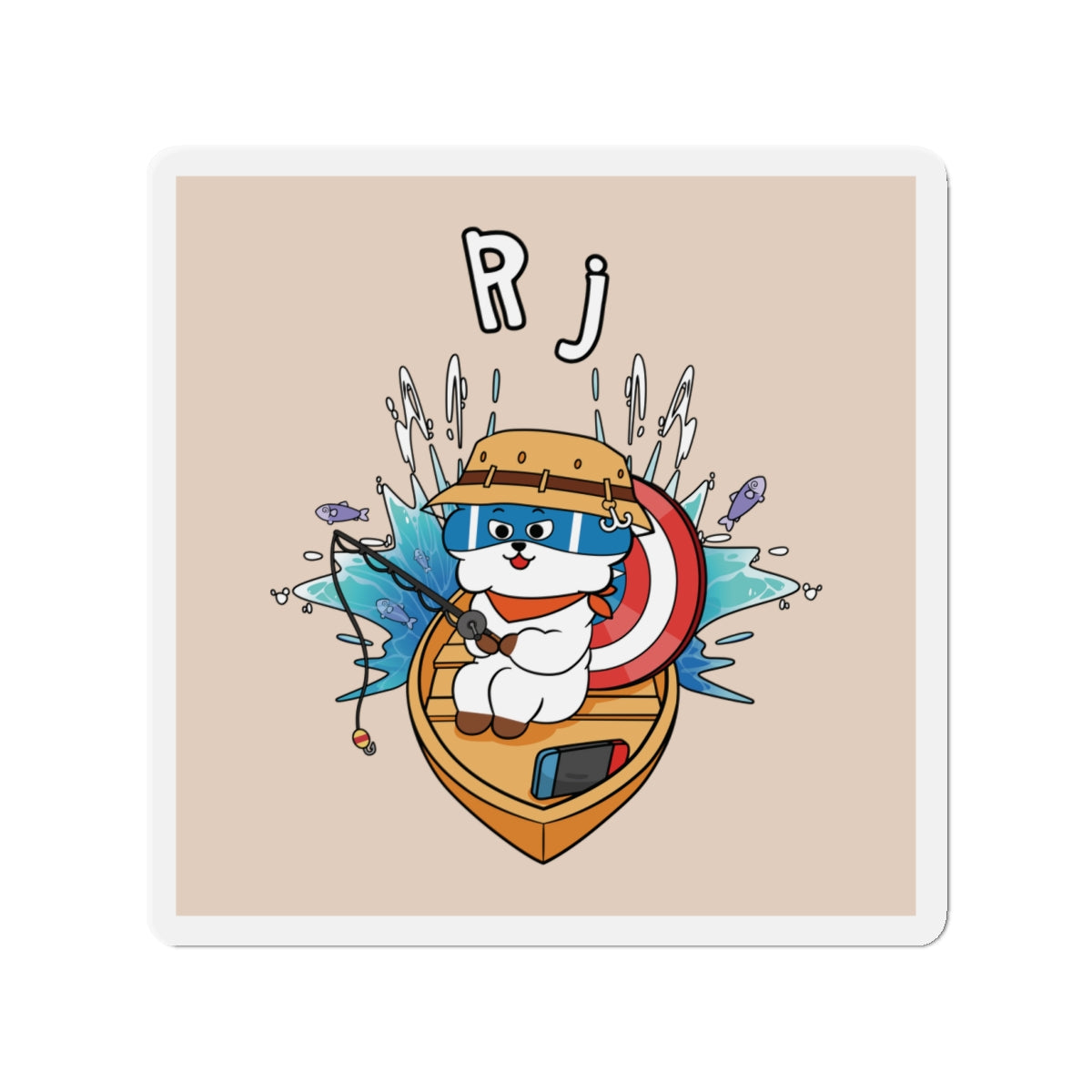 BT21 RJ Beige Magnet