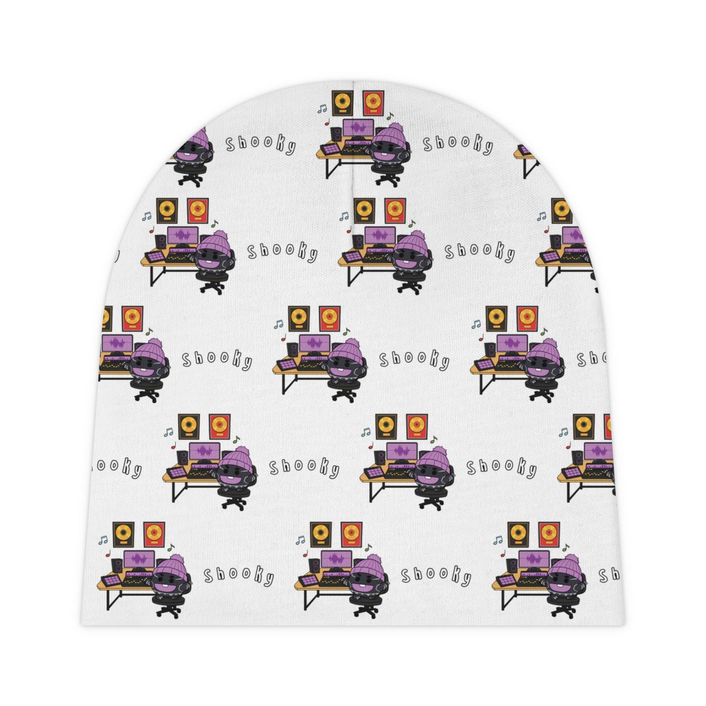 BT21 Shooky White Baby Beanie Pattern