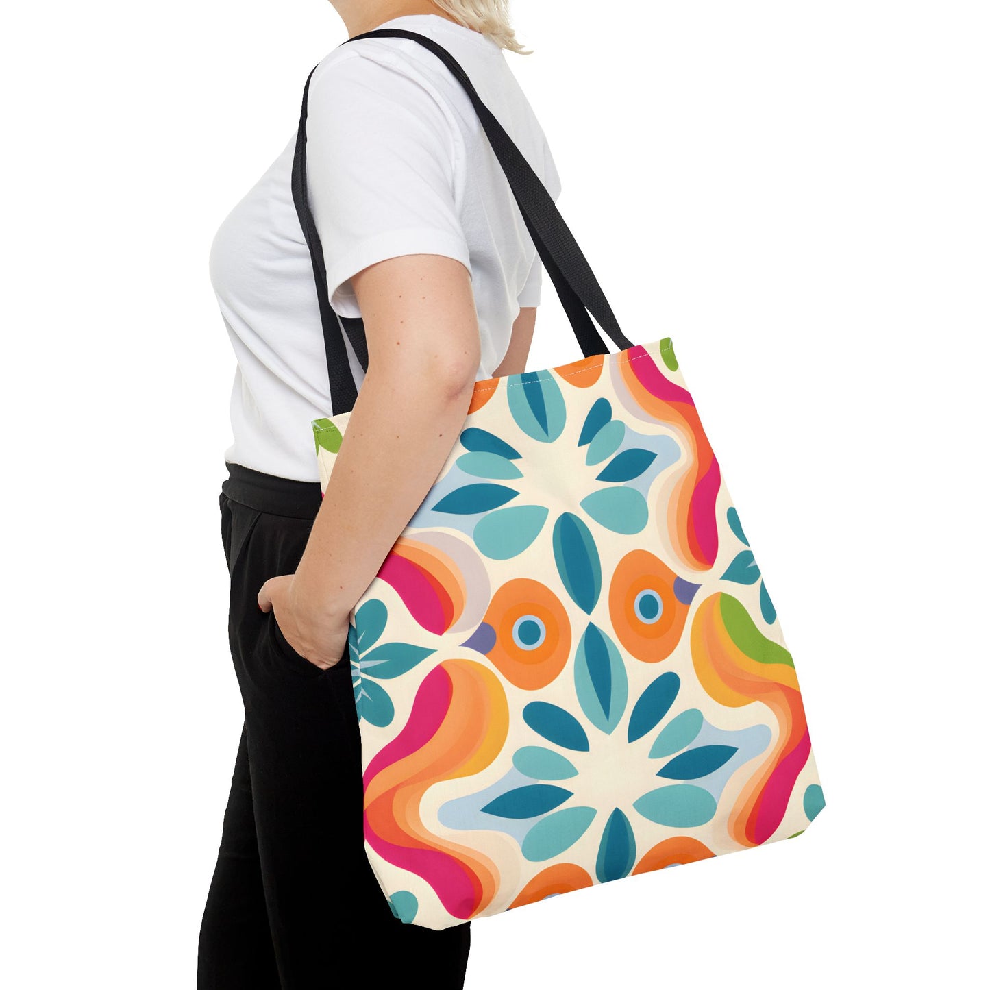 Retro Pattern Tote Bag Design 11