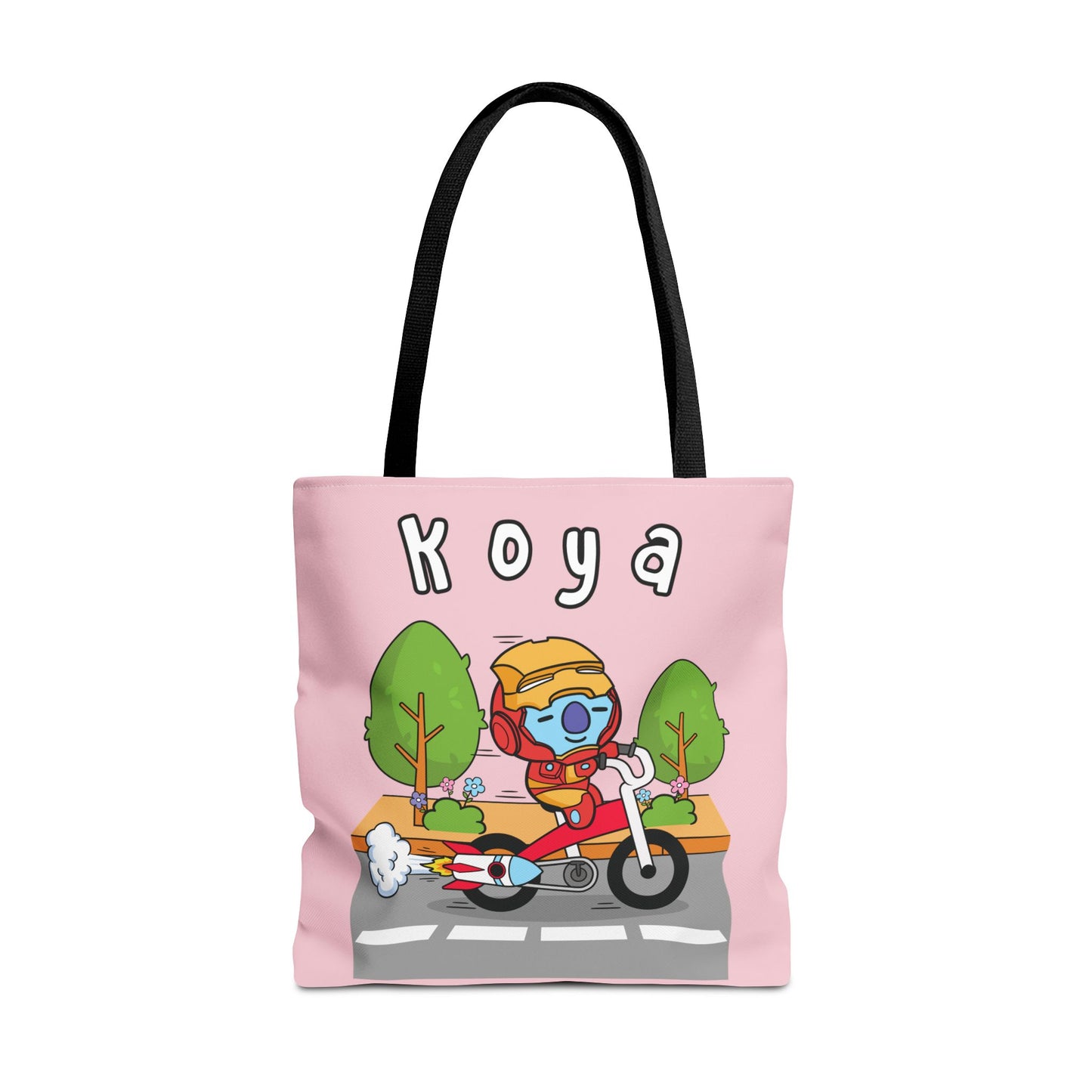 BT21 Koya Pink Tote Bag Single Design