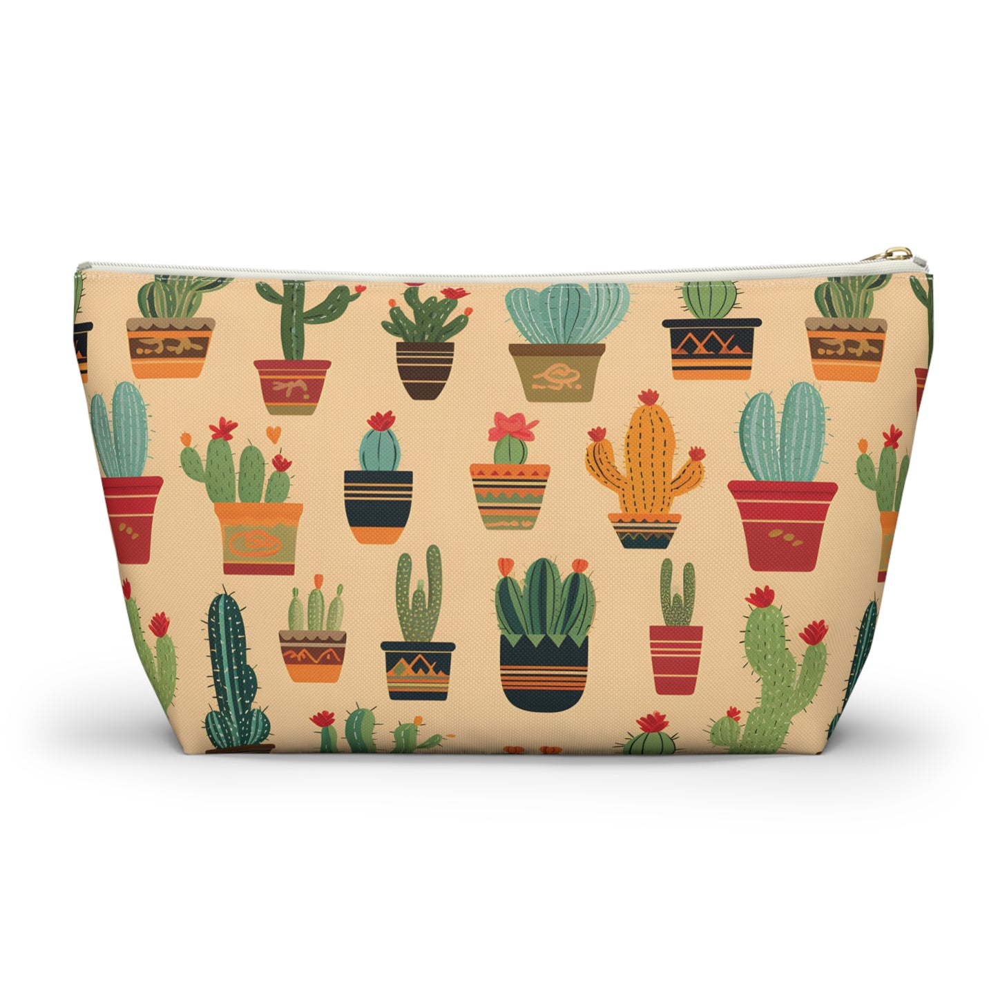 Cactus Pattern Travel Bag Design 4