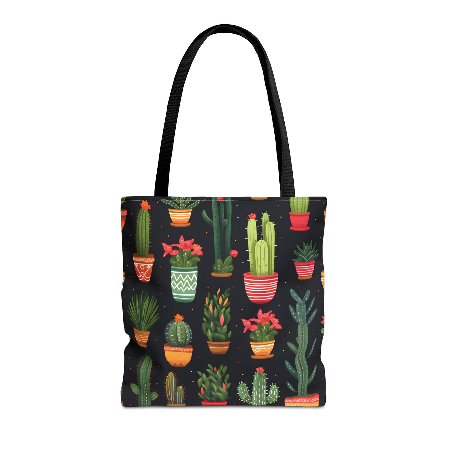 Cactus Pattern Tote Bag Design 9