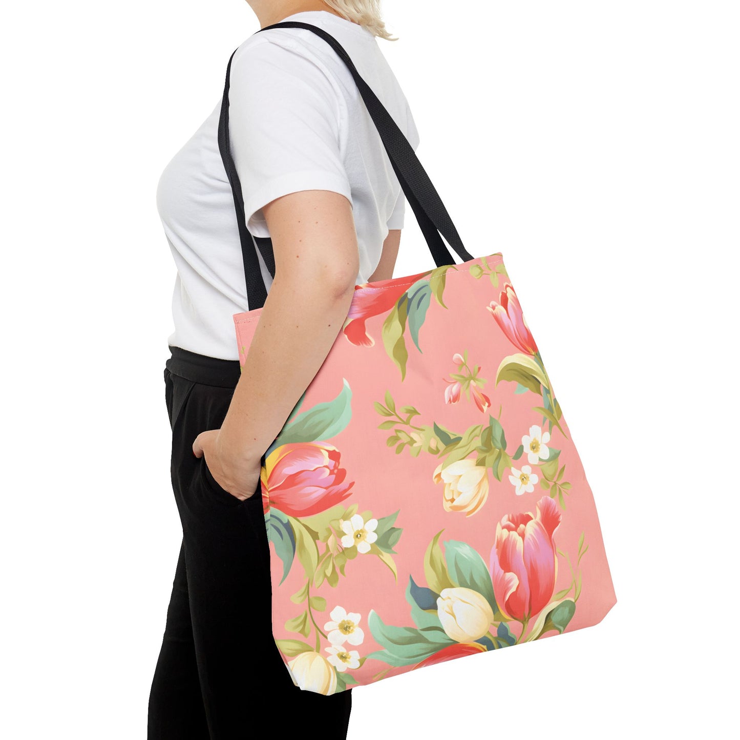 Tulips Pattern Tote Bag Design 5