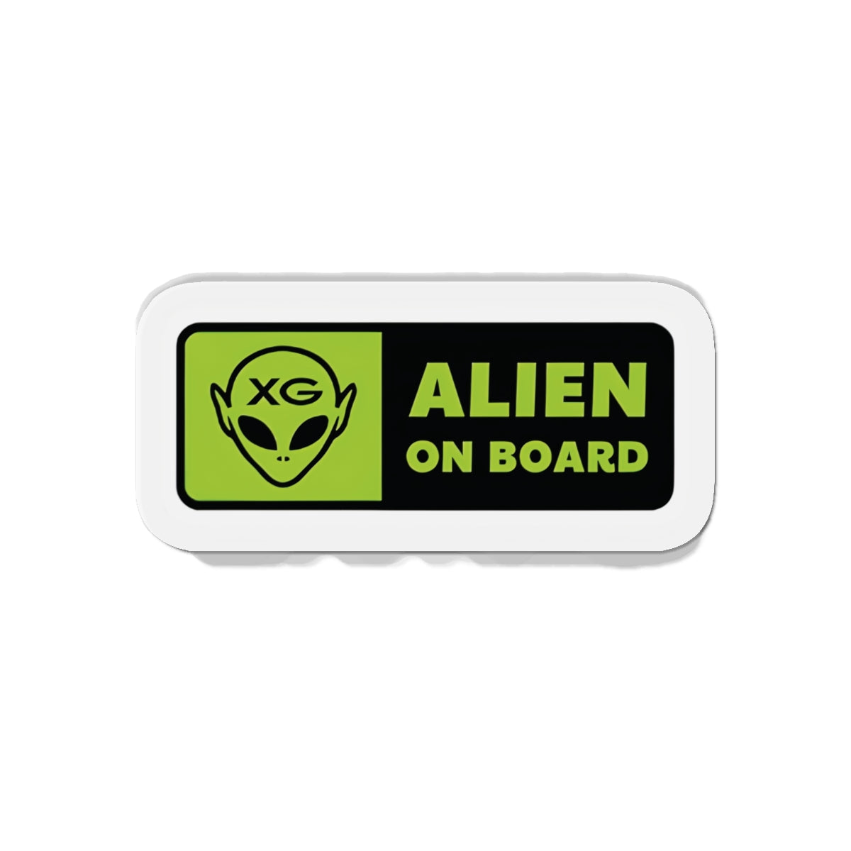XG Alphaz Merch Alien on Board Magnet