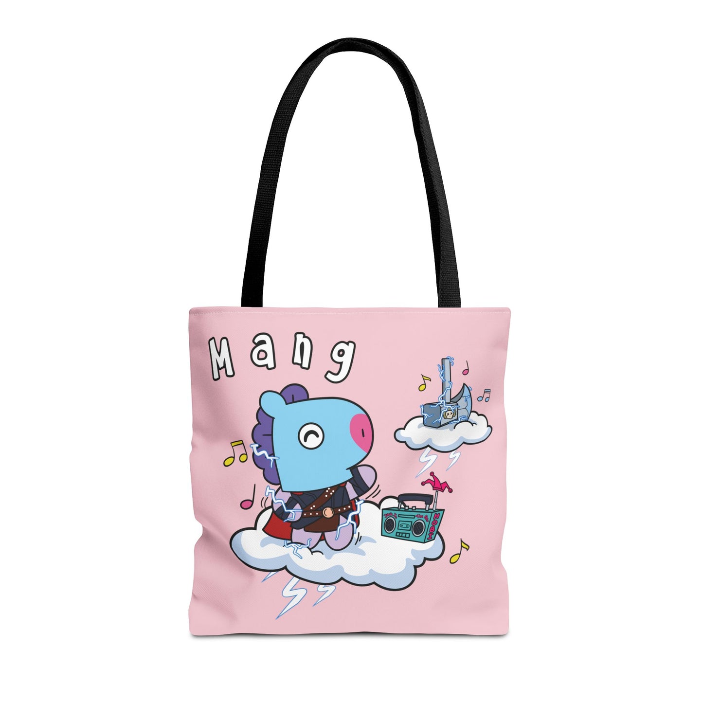 BT21 Mang Pink Tote Bag Single Design
