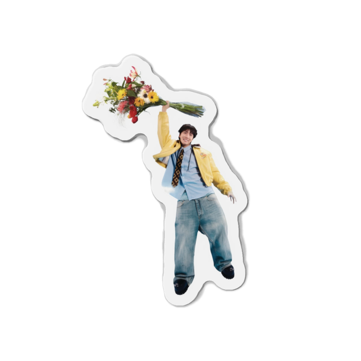 Jhope Sweet Dreams Holding Flowers Photoshoot Magnet