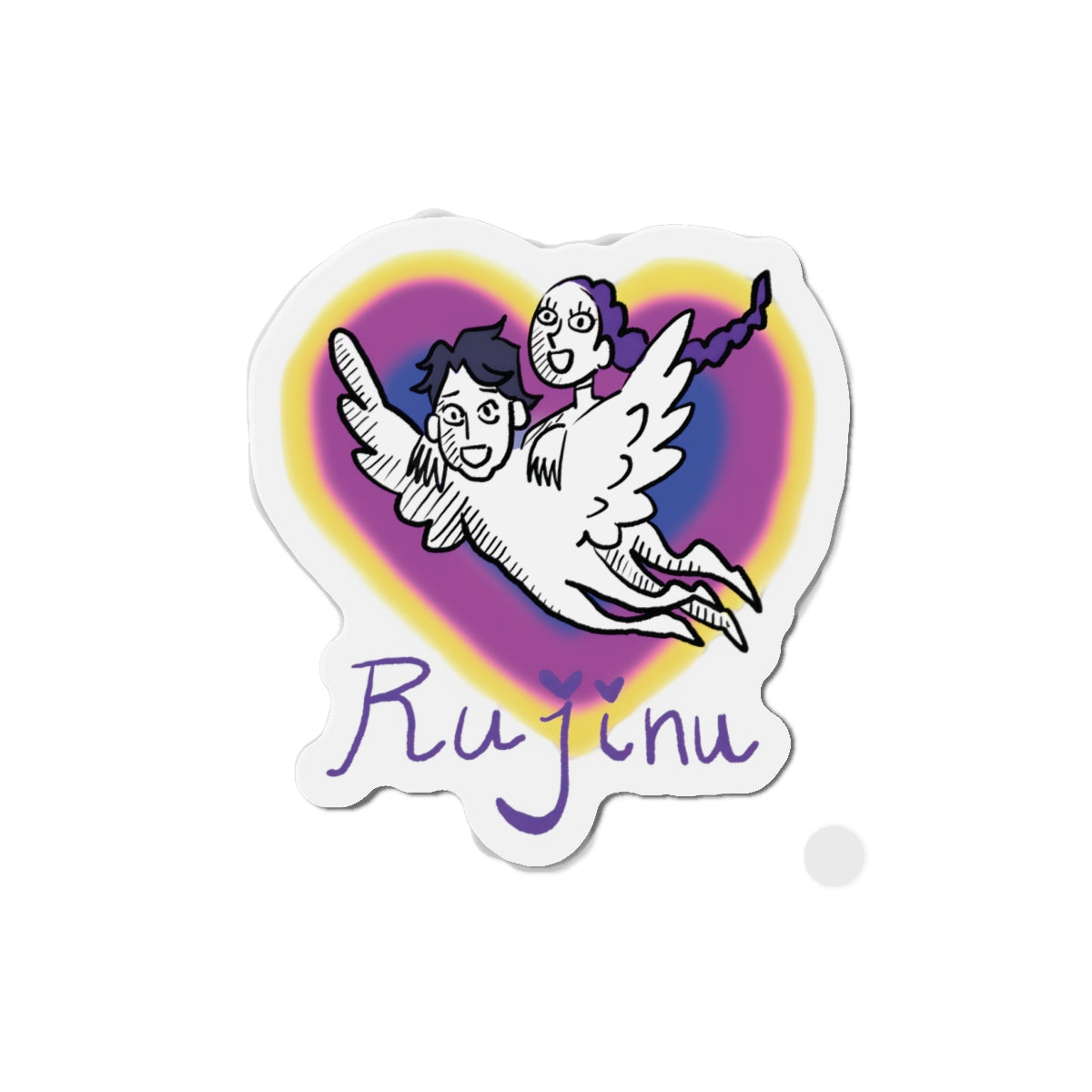 Kpop Demon Hunters Rumi and Jinu Rujinu Magnet