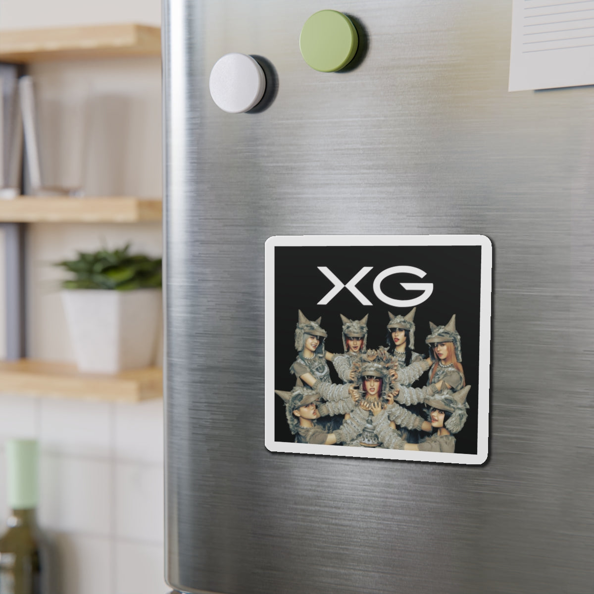 Black BG XG Woke Up Magnet 2