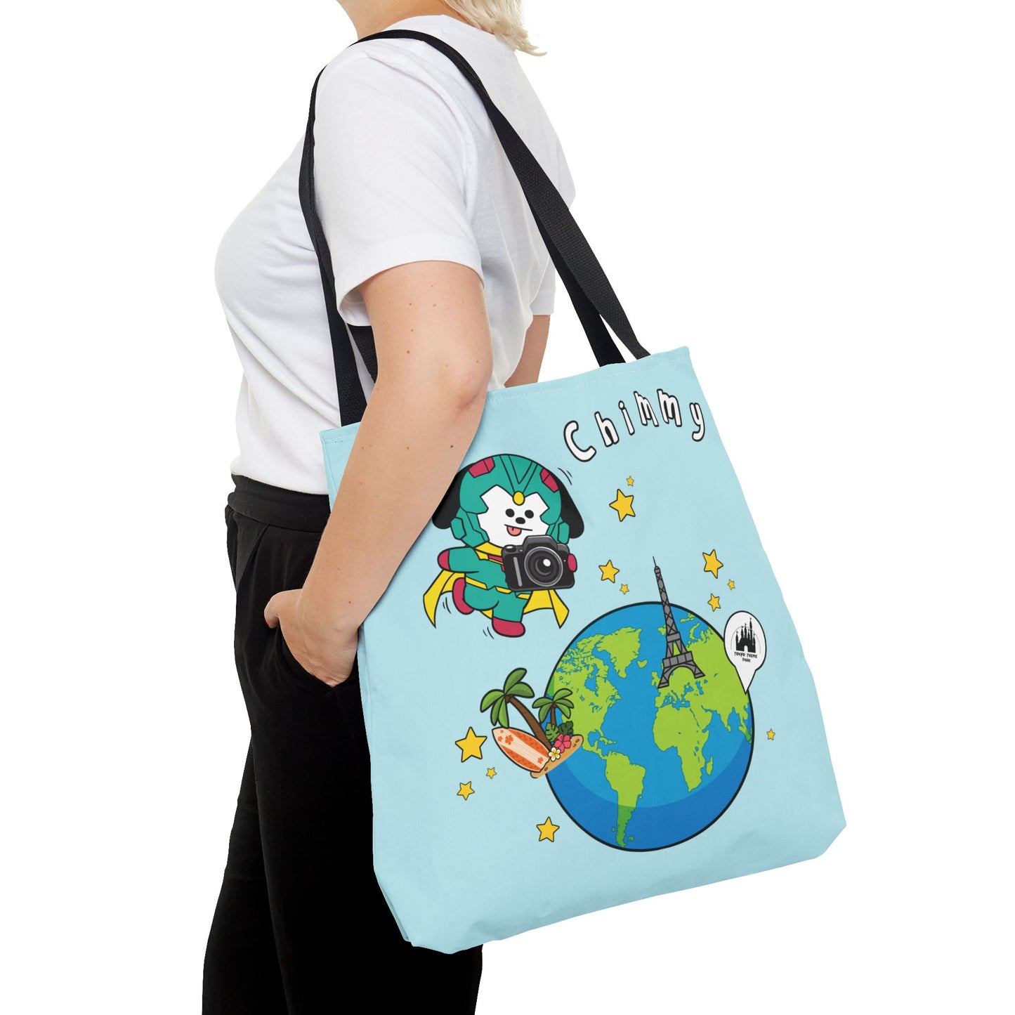 BT21 Chimmy Blue Tote Bag Single Design