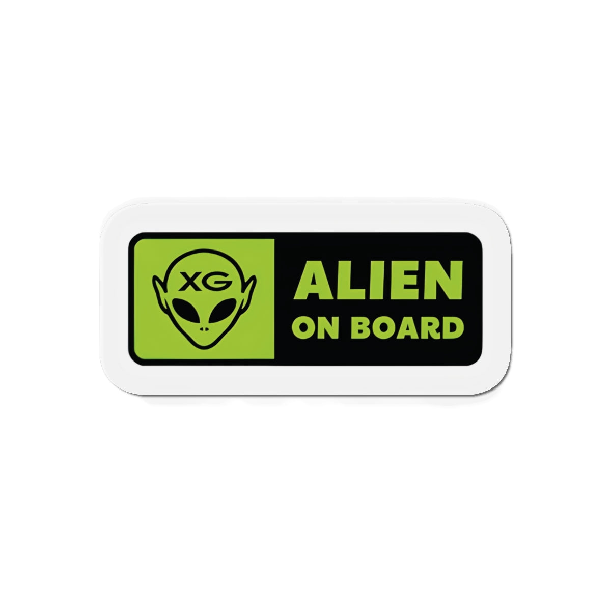 XG Alphaz Merch Alien on Board Magnet