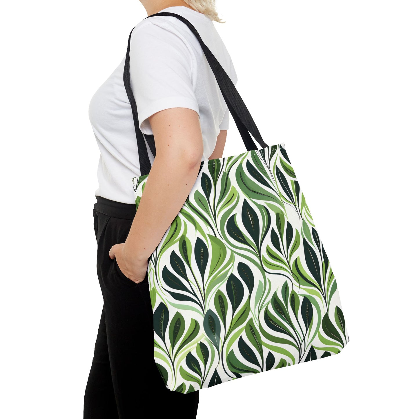 Plant Pattern Tote Bag Design 9