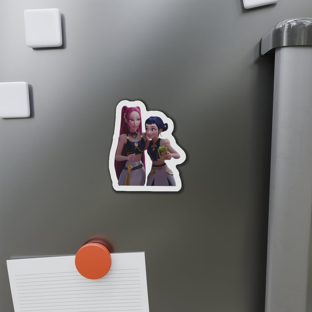 Kpop Demon Hunters Huntrix Mira And Zoey Golden Magnet