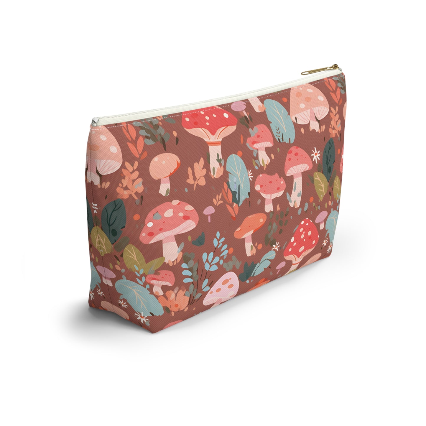 Mushroom Pattern Travel Bag Design 1