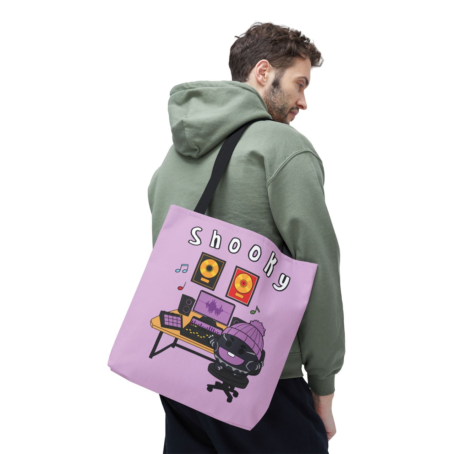 BT21 Shooky Purple Tote Bag Single Design