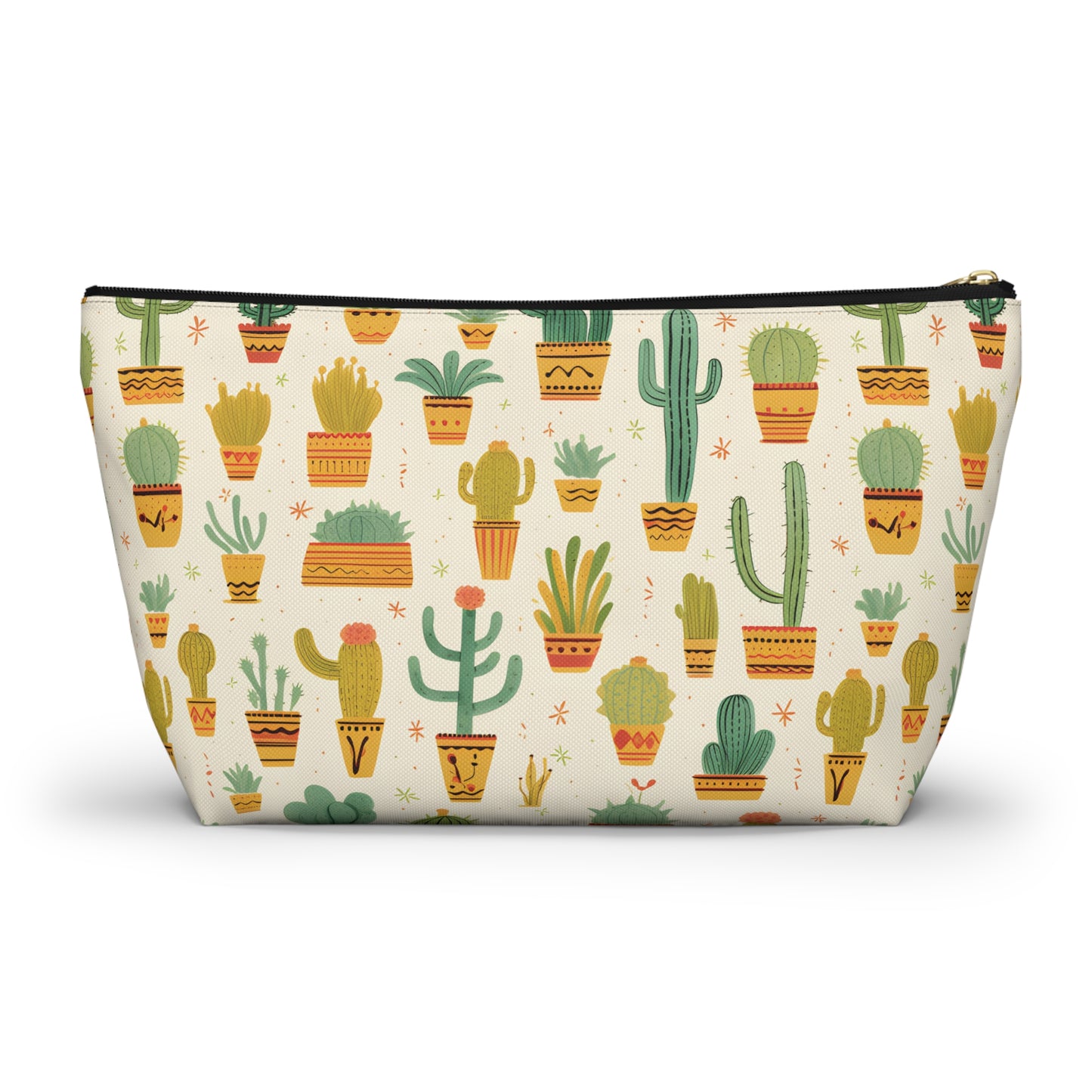 Cactus Pattern Travel Bag Design 10