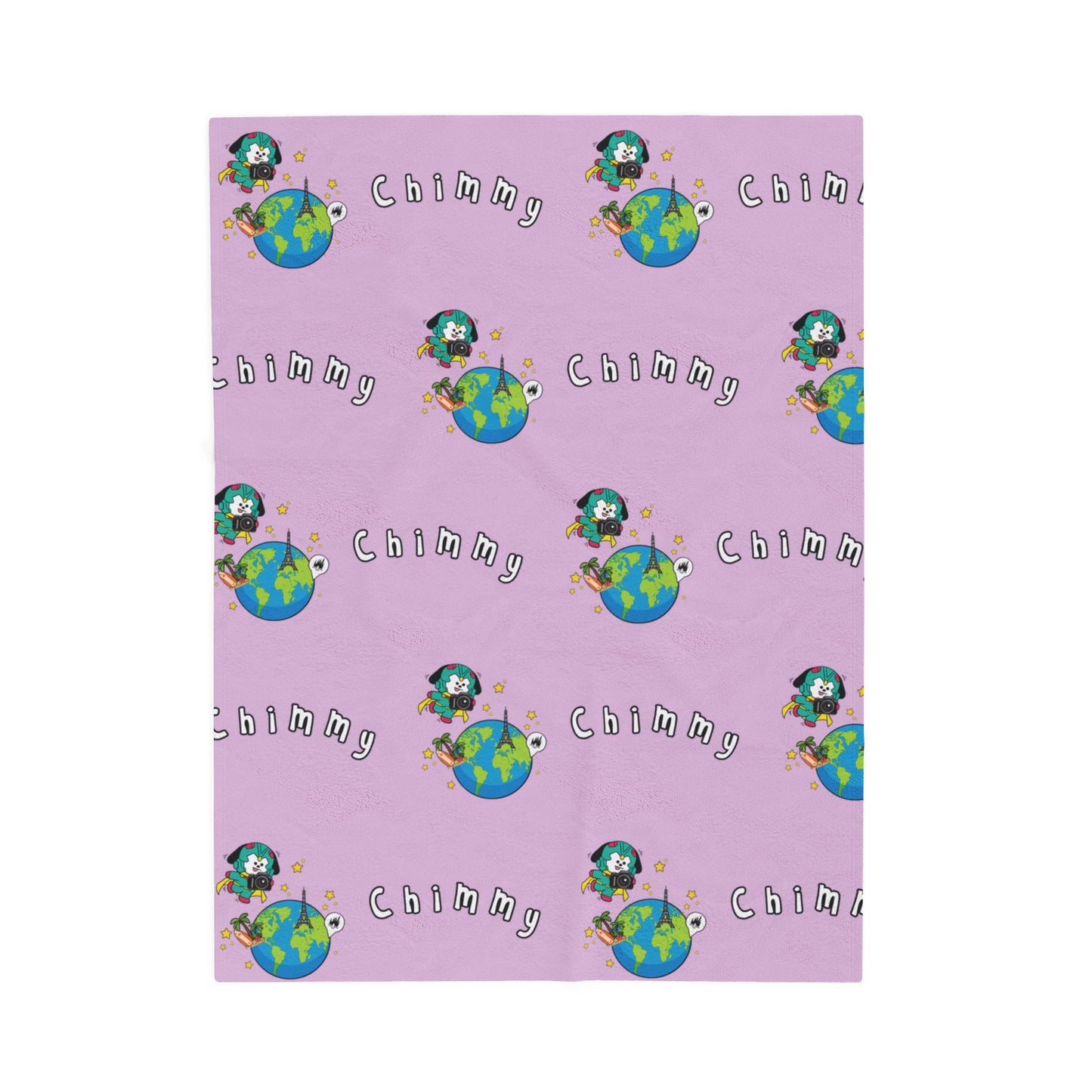 Purple Chimmy Blanket - BT21 Pattern Design