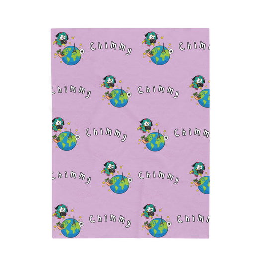 Purple Chimmy Blanket - BT21 Pattern Design