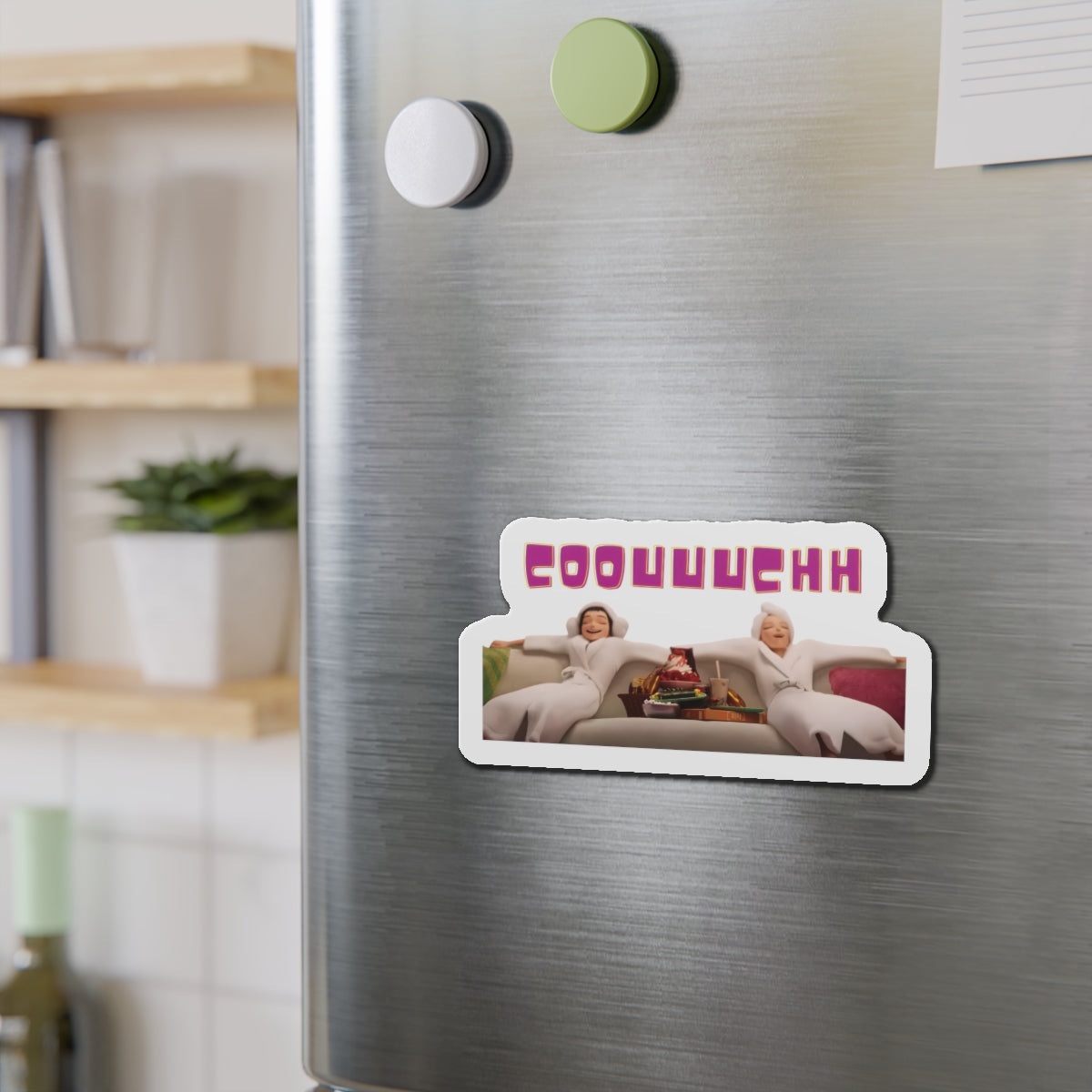 Kpop Demon Hunters Huntrix Mira And Zoey Couch Magnet