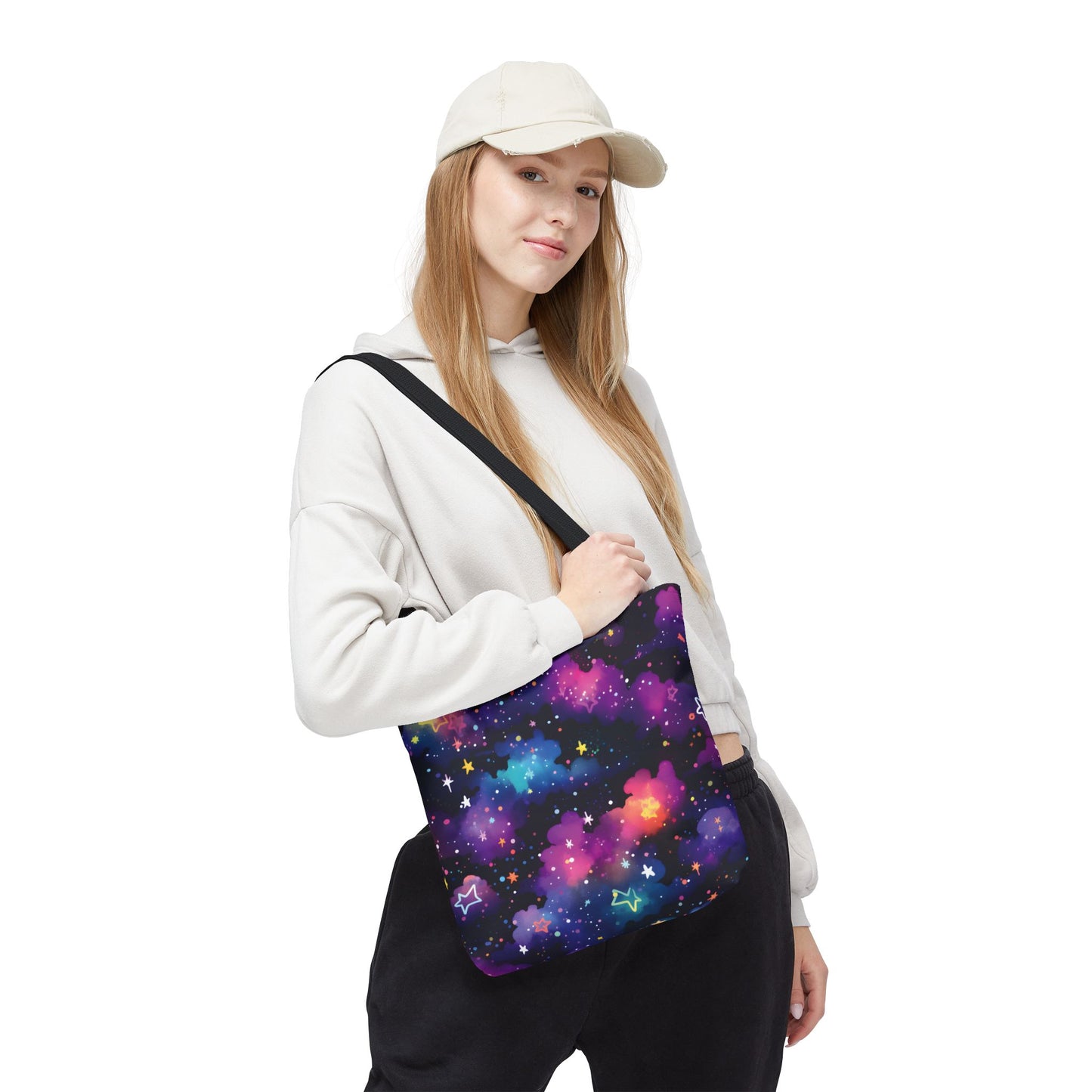Colorful Space Pattern Tote Bag Design 1