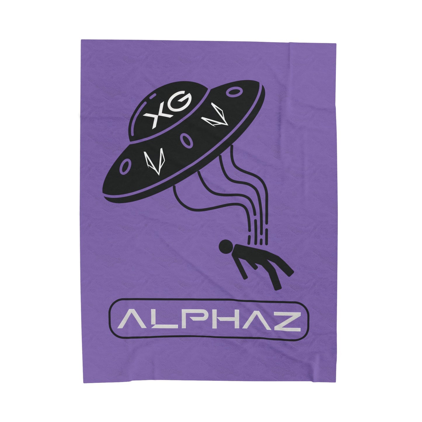Purple XG Harvey Spaceship Blanket