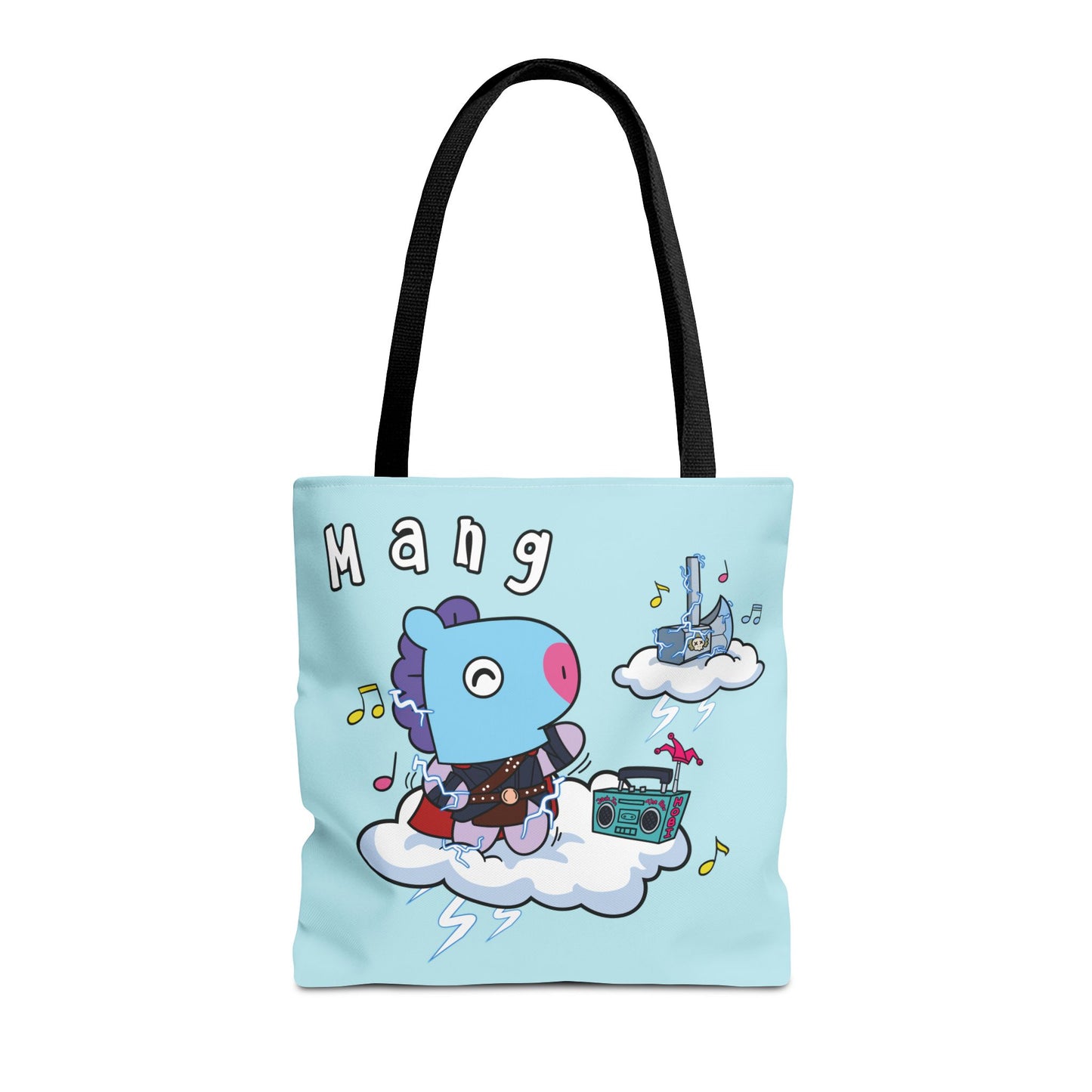 BT21 Mang Blue Tote Bag Single Design