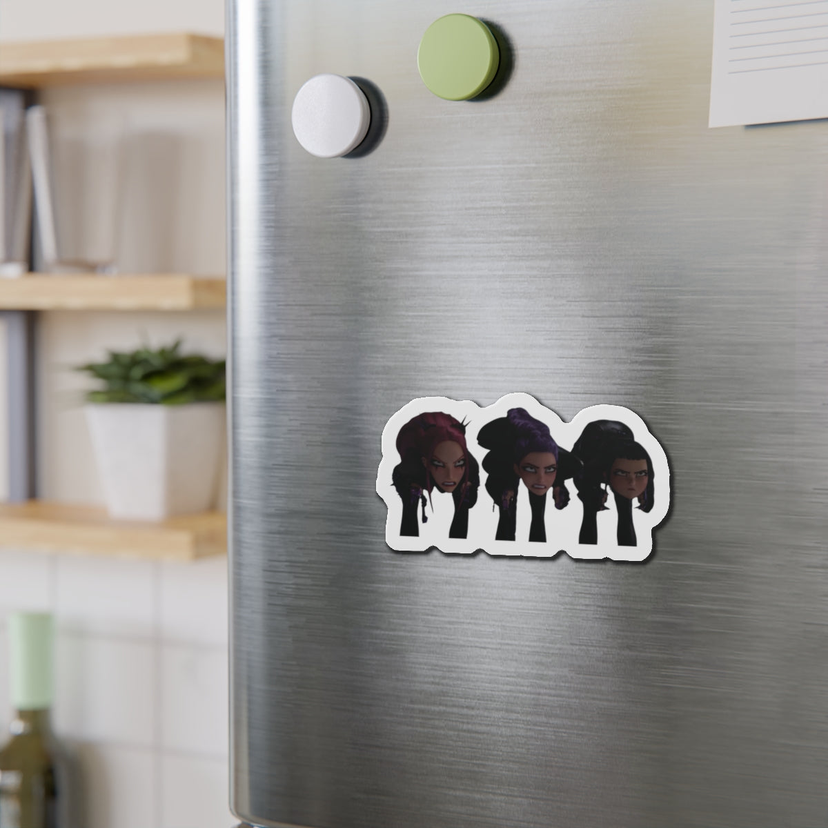 Kpop Demon Hunters Huntrix Rumi Mira Zoey Oww My Back Magnet