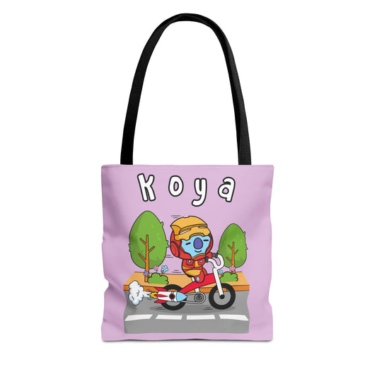 BT21 Koya Purple Tote Bag Single Design