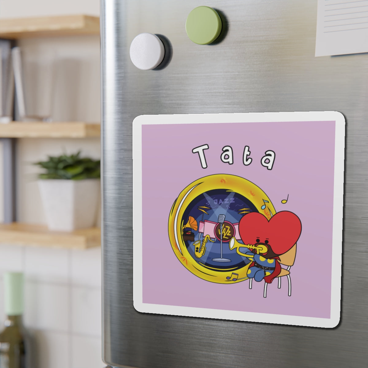 BT21 Tata Purple Magnet