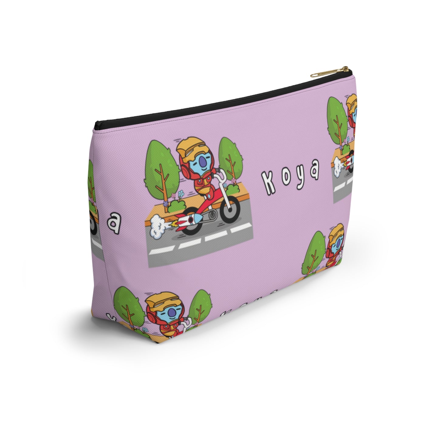 BT21 Koya Purple Pattern Travel Bag